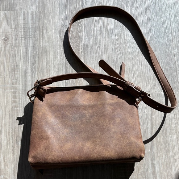 Classic Everyday Brown Crossbody Bag - Picture 2 of 3